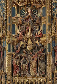 Coimbra: Assumption, Altarpiece, Old Cathedral, Coimbra, Portugal