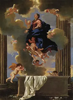 Putto: The Assumption of the Virgin, by Poussin