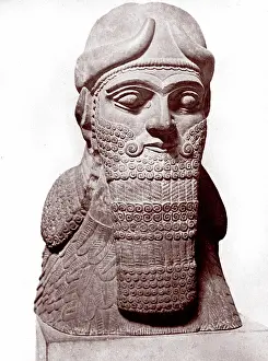 Nimroud: Assyria, from the Temple of Nabu, the head ?