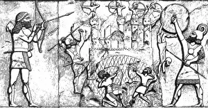 Philistine: Assyrian Archers Attack Ekron, 712 BC