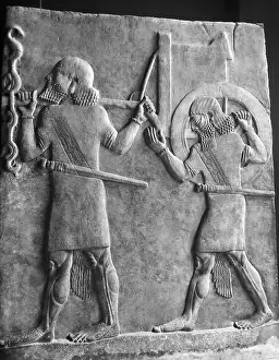 Khorsabad: Assyrian relief from the palace