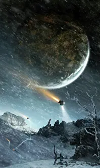 Satellites: Asteriant Prime is a highly developed planet with giant ?
