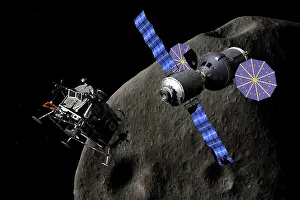 Stay: Asteroid Lander departs from Deep Space Vehicle