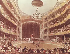 Rowlandson: Astley's Ampitheater. Paris