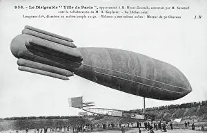 Astra: Astra Ville de Paris Dirigible Airship in 1908