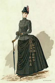 Bustles: Astrakan Costume 1885
