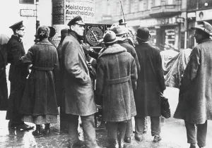 Immigration: Astrologer in the Friedrichstrasse in Berlin, 1923