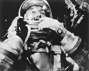 Spaceships: Astronaut Alan Shepard inside the Freedom ?