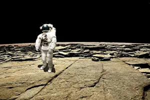 Cosmonaut: An astronaut on a barren planet