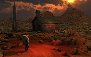 Absence: An astronaut discovers an old school house on