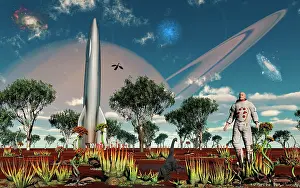 Rocketship: An astronaut discovers a world with an Earth type ?