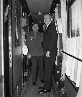 Titov: US astronaut Frank Borman visits USSR