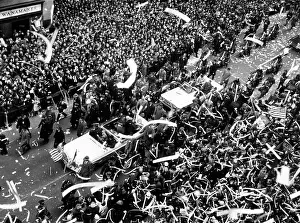 Tickertape: Astronaut John Glenn, receiving a tickertape ?