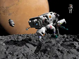 Satellites: An astronaut makes first human contact with Mars moon ?