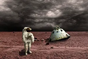 Burnt: An astronaut surveys his situation after being marooned on ?