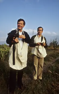 Uzbek: Astronauts Jean-Loup Chretien, Patrick Baudry