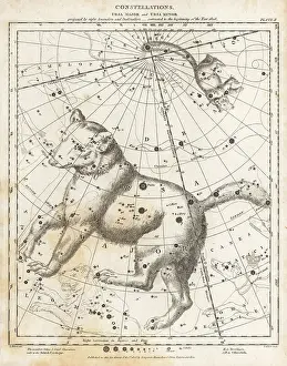 Hebert: Astronomical chart of the constellations of