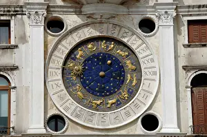 Numerals: Astronomical clock in the Clock Tower of St. Mark's Square