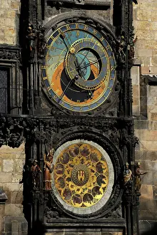 Astrology: Astronomical Clock. Old Town Hall. Prague. Czech Republic