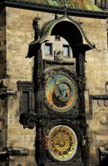 Astrology: Astronomical Clock. Old Town Hall. Prague. Czech Republic