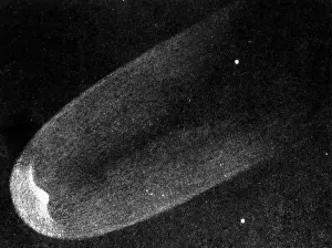 Halley: astronomy, comets, comet Halley, appearance 16.11.1835