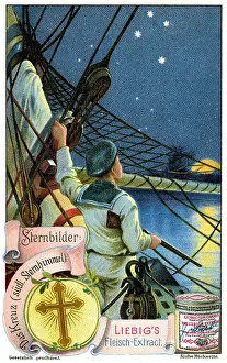 Liebigs: astronomy, constellations, sailor on a sailing