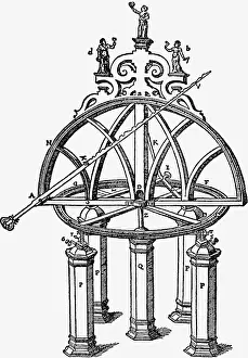 Mechanica: astronomy, instruments, Azimutal Half Circle