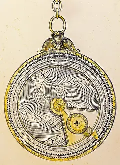 Astrolabe: astronomy, measuring instruments, astrolabe