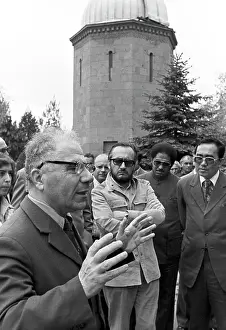 Astrophysics: Astrophysicist Viktor Ambartsumian, 1982