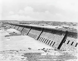 Downstream: Aswan Dam from downstream