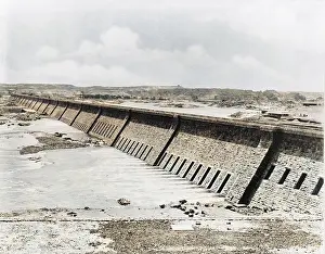 Downstream: Aswan Dam from downstream