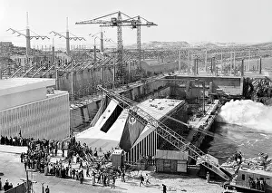 Aswan: Aswan hydropower station, 1968