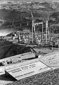 Aswan: Aswan hydropower station, 1971