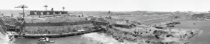 Aswan: Aswan hydropower station on Nile, 1966