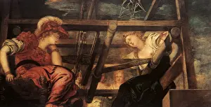Athena and Arachne, by Tintoretto