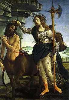 Useful: Athena and Centaur, by Botticelli