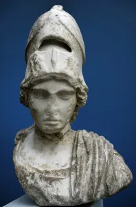Athene: Athena. Statue. Goddess of Wisdom and War. From Rome 2nd