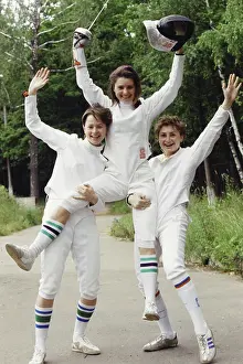 Teammates: Athlete Yelizaveta Suvorova