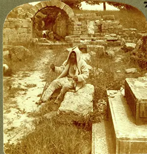 Stereo: Athletes entrance to Stadium at Olympia, Greece