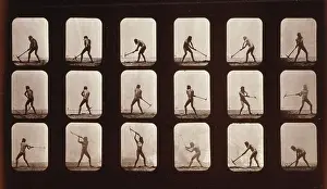 Eighteen: Athletes. Swinging pick