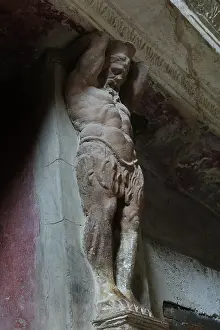 Tepidarium: Atlante, Tepidarium, Forum Baths, Pompeii, Campania, Italy