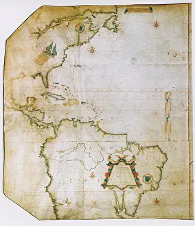 1601: Atlantic Ocean, Map from 1601