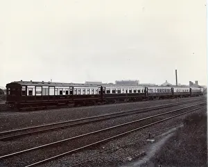Bruxelles: Atlantic type compound locomotive, 4-4-2 engine