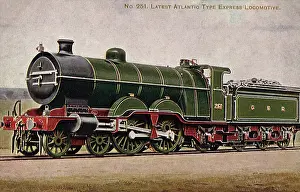 Railroads: Atlantic Type Locomotive