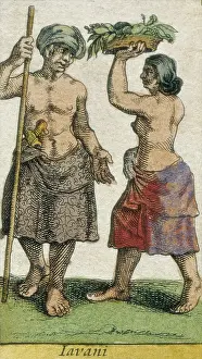 Janszoon: Atlas Novus. Asia. People of Java, 17th c