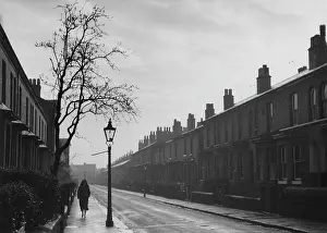 Terraced: Atmospheric street scene