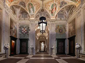 Garibaldi: Atrium, Palazzo Angelo Giovanni Spinola, Genoa, Italy