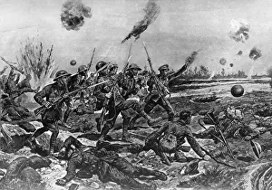 Stopped: Attack of the British in the game against Germany in Conta