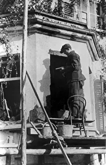 Nazification: Attack on de-Nazification court in Backnang 1946