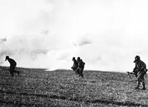 Maschinengewehr: Attack exercise of the parachutists, 1939